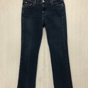 Levis 505 Straight Leg Jeans Dark Wash Indigo Denim Mid‎ Rise Classic